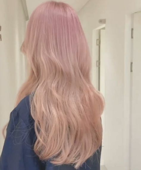 Smoky Pink Hair, Hair Claim, Lilac Hair Color, Long Pink Hair, Hair Korean, Korean Hair Color, Hair Color Streaks, Korean Hair, Pretty Hair Color