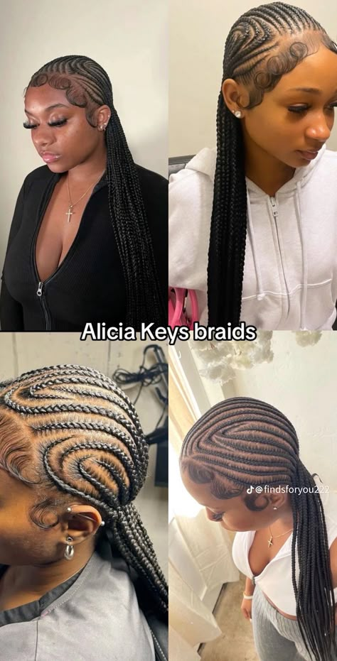 Braided Hairstyles With Cornrows, 12 Braids To The Back, 10-12 Feedin Braids To The Back, Braids For Labor And Delivery Black Women, Straight Backs Black Women, Labor Braids Black Women, Long Feed In Braids To The Back, Labor Hairstyles Delivery Black Women, Straight Back Design Braids