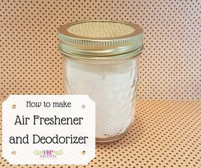 It's time for a good old-fashioned Home Hack. I like to make Homemade products when I can because it is safer for the environment and lighter on my wallet. This… Room Deodorizer, Diy Household Cleaners, Natural Air Freshener, Room Freshener, Canning Lids, Poo Pourri, Homemade Products, Homemade Cleaning, Diy Cleaners