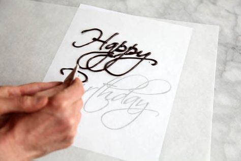 Buttercream Writing, Flower Frosting, Birthday Cake Writing, Cake Lettering, Cake Writing, Cake Video, Cake Tips, Creative Cake Decorating, Pumpkin Butter