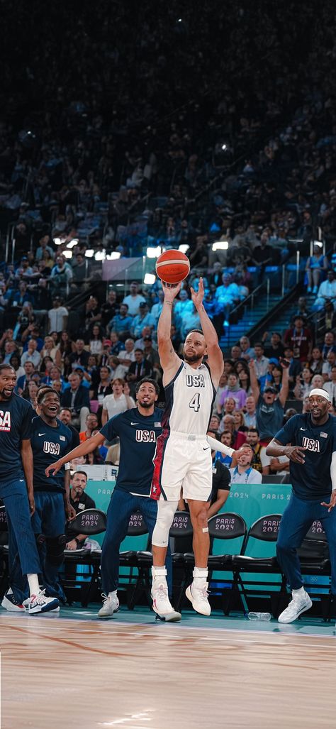 Stephen Curry Wallpaper, Curry Wallpaper, Team Usa Basketball, Usa Wallpaper, Basketball Background, Olympic Basketball, Curry 3, Kobe Bryant Pictures, Basketball Photos