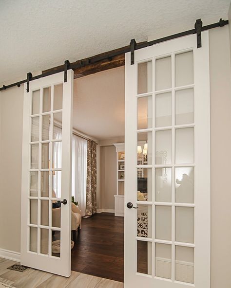 Sliding french doors