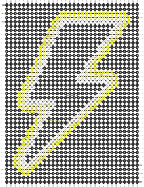 Alpha pattern #56060 variation #99816 | BraceletBook Light Aesthetic, Alpha Pattern, Alpha Patterns, Crochet Blankets, Lightning Bolt, Friendship Bracelet Patterns, Bright Light, Bracelet Patterns, Neon Sign