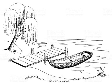 sketch an open boat pictures - Yahoo Image Search Results Pier Drawing, Black And White Png, Boat Pictures, White Png, Chicken And Shrimp Recipes, Water Drawing, Cat Tattoos, Chicken And Shrimp Pasta, Boat Art