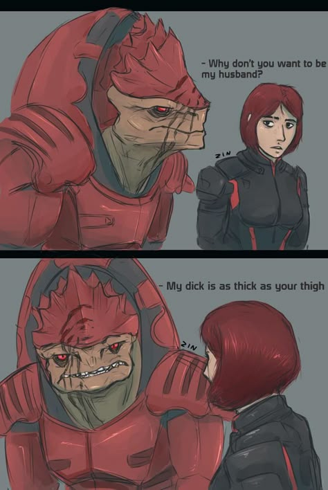 Mass Effect Krogan, Wrex Mass Effect, Mass Effect Turian, Ashley Williams Mass Effect, Mass Effect Comic, Mass Effect Romance, Mass Effect Funny, Dragon Age Funny, Mass Effect Universe