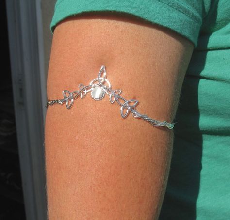 Arm Cuff Bracelet Sterling Silver Moonstone Celtic Arm by Camias Silver Arm Jewelry, Arm Band Jewelry Cuffs, Upper Arm Bracelets Silver, Silver Arm Cuff Upper, Arm Cuff Jewelry, Upper Arm Cuff Bracelet, Silver Arm Cuff, Celtic Fashion, Arm Cuff Bracelet