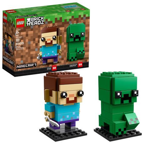 Minecraft Lego Sets, Lego Brick Headz, Lego Puzzle, Lego Diy Crafts, Minecraft Lego, Lego Brickheadz, Instructions Lego, Lego Mosaic, Crafts Ideas For Kids