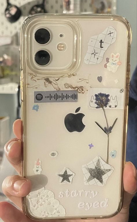 Phone Collage, Homemade Phone Cases, Clear Phone Case Design, Diy Phone Case Design, Creative Iphone Case, Phone Case Inspo, Casing Iphone, Hello Kit, Iphone Case Stickers