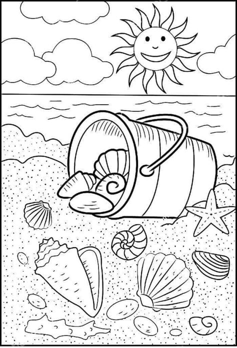 Sea Shell Coloring Sheets, Vbs Coloring Sheets Free Printable, Free Ocean Coloring Pages, Beach Colouring Pages, Beach Coloring Pages Free Printable, Ocean Coloring Pages Free Printable, Shells Coloring Pages, Beach Coloring Sheets, Shell Coloring Pages