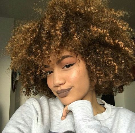 @super_who_man Coloured Natural Hair, Retro Curly Hair, Natural Curly Afro, Bronze Blonde, Curly Hair Needs, Natural Hair Puff, Curly Blonde Hair, Natural Hair Movement, Hair Puff