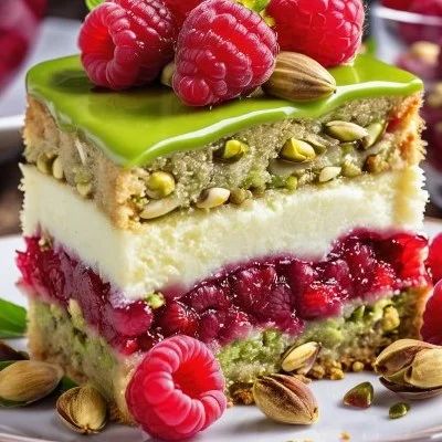 Pistachio Custard, Pistachio Raspberry, Raspberry Cake Recipes, Pistachio Dessert, Vanilla Cream Cheese Frosting, Cupcakes Decorados, Pistachio Cake, Leftover Cake, Raspberry Cake