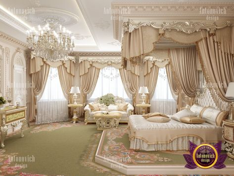 Magnificent Bedroom Lady Bedroom, بيوت ملكية, Castle Life, Luxury Bedroom Interior, Royal Bedroom, Antonovich Design, Luxury Bedrooms, Luxury Bedroom Design, Vegas Hotel