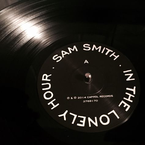 Sam Smith - In the Lonely Hour Sam Smith Aesthetic, Wall Makeover, Capitol Records, Sam Smith, Record Player, Spotify Playlist, Classy Dress, Music Record, My Future