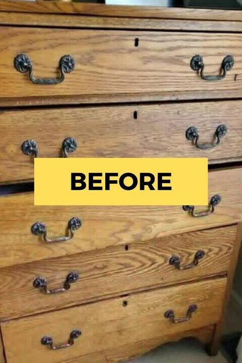 Antique Chest Of Drawers Makeover, Chest Of Drawers Upcycle, Drawers Upcycle, Diy Chest Of Drawers, Drawers Makeover, Drawers Ideas, Chest Of Drawers Makeover, Paint Makeover, Vintage Bedroom Furniture