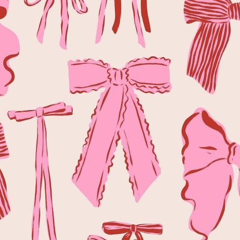 Valentine’s Day Pattern, Valentines Day 2024, Bow Background Wallpapers, Valentine’s Day Design, Print Trends 2024, Valentines Day Illustration Design, Valentine’s Day Background, Valentine’s Day Wallpaper, Valentines Day Art Illustration