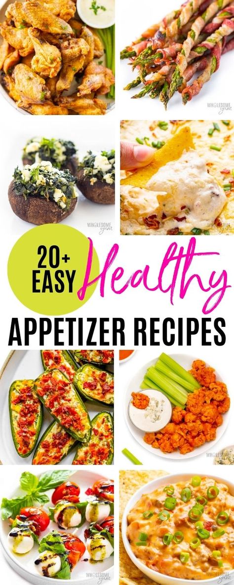 Easy Healthy Appetizers Low Glycemic Appetizers, Healthy Hot Appetizers, Best Healthy Appetizers, Simple Healthy Appetizers, Appetizers For Diabetics, Light Appetizers Before Dinner, Healthy Easy Appetizers, Heart Healthy Appetizers, Low Sodium Appetizers