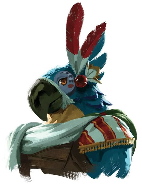 Kass Art - The Legend of Zelda: Breath of the Wild Art Gallery Kass Botw, Zelda Rito, Zelda Artwork, Breath Of The Wild Art, Zelda Fan Art, Zelda Hyrule Warriors, Age Of Calamity, Botw Zelda, Wild Art