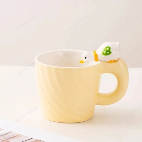 Starting my morning off right with a sip from my adorable ceramic cat and duck coffee cup! ☕️😺🦆 #MorningCoffee #CuteCups #mug #gift #duck #cat #insidiousthingstore Duck Mug, Cute Coffee Cups, Ceramic Cat, Ceramics Ideas, Cute Cups, Mug Gift, Ducks, Morning Coffee, Coffee Cup