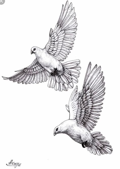 Pigeon Tattoo, Dove Drawing, Dove Tattoo Design, Vogel Tattoo, Dove Tattoos, Dove Tattoo, Cloud Tattoo, Religious Tattoos, Tattoos Geometric