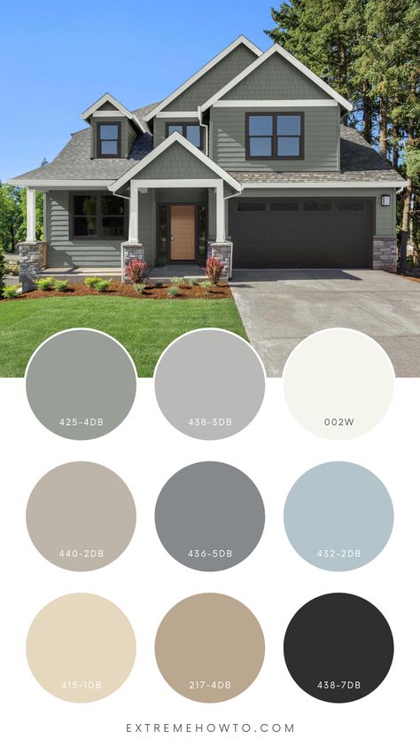 Duplex Paint Exterior, House Color Outside, House Colors Outside, Outside House Paint Colors Ideas, Outside House Paint Colors, Outdoor Paint Colors, Exterior Front Door Colors, Outside House Paint, Best Exterior House Paint