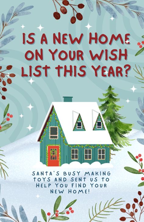 Christmas Real Estate Marketing Ideas, Real Estate December Posts, New Year New Home Real Estate, Christmas Real Estate Social Media Posts, December Real Estate Social Media Posts, Christmas Real Estate Posts, Real Estate Christmas Post, December Real Estate Posts, Holiday Real Estate Marketing