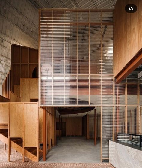 Timber Panelling, Adaptive Reuse, Retail Interior, Furniture Showroom, Contemporary Architecture, House Front, Interior Spaces, Beijing, Tao