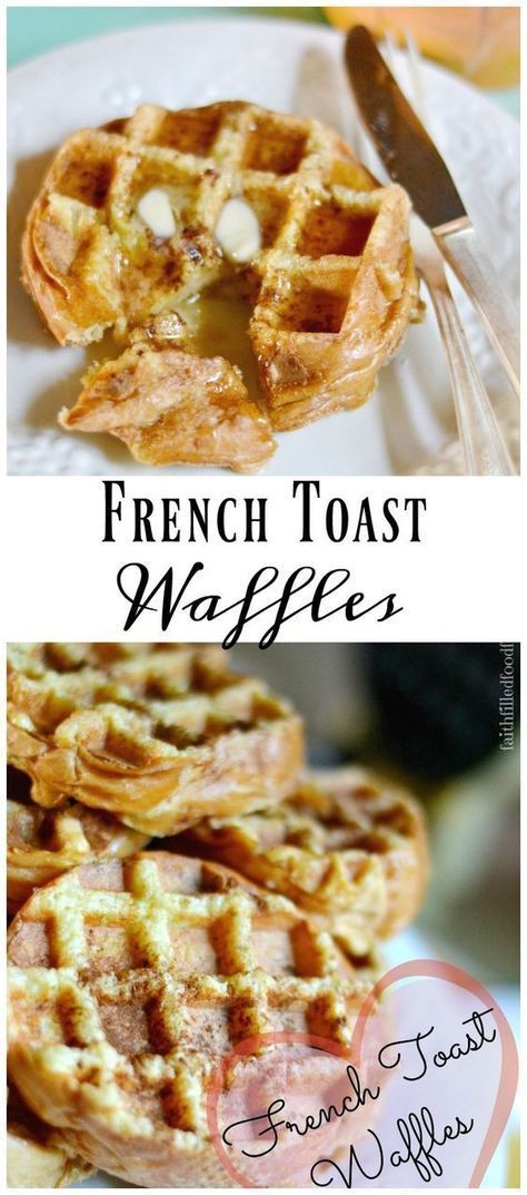 Easy Waffle Recipe, French Toast Waffles, Waffle Iron Recipes, Waffle Maker Recipes, Breakfast Waffles, Filling Food, Delicious Breakfast Recipes, Waffle Recipes, Waffle Maker