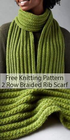 Knitting Pattern For A Scarf, Rib Scarf Knitting Pattern, Ribbed Scarf Knitting Patterns Free, Knitting Pattern For Vest, Free Knitting Patterns For Scarfs, Braided Knitting Pattern, Aran Scarf Pattern Free, Simple Scarf Knitting Pattern Free, Size 4 Yarn Knitting Patterns