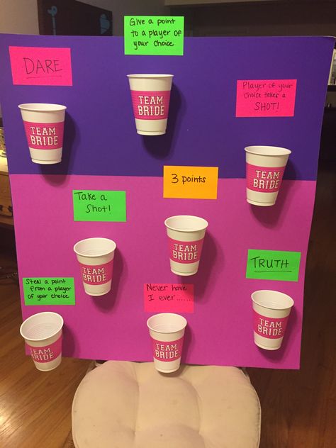 Diy Bachelorette Party Games, Diy Bachelorette, Bachelorette Diy, Bridal Party Games, Drinking Games For Parties, Bachelorette Party Weekend, Fun Bridal Shower Games, Bachelorette Bachelor Party, Hen Party Games