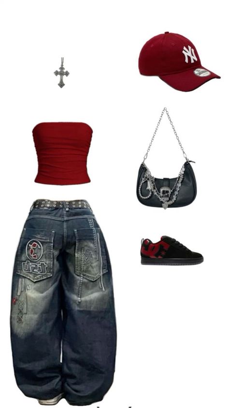 #y2k #y2kaesthetic #fyp #fypシ #outfits 00s Mode, Street Style Outfits Casual, Outfit Inspo Casual, Trendy Outfits For Teens, 2000s Fashion Outfits, Swaggy Outfits, Cute Everyday Outfits, Really Cute Outfits, Cute Simple Outfits