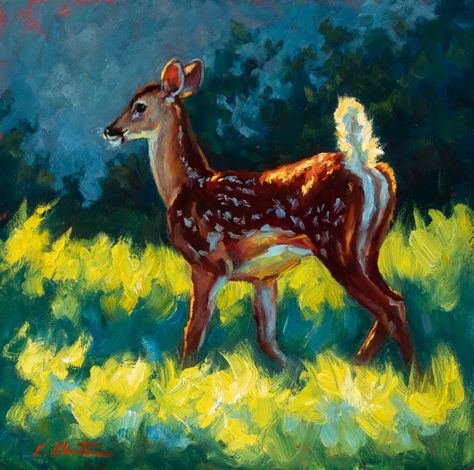 Cheri Christensen - McLarry Fine Art Cheri Christensen, Light Video, Deer Painting, Art Inspiration Painting, Dreamy Art, Painting Art Projects, Pastel Art, Farm Animal, Wildlife Art