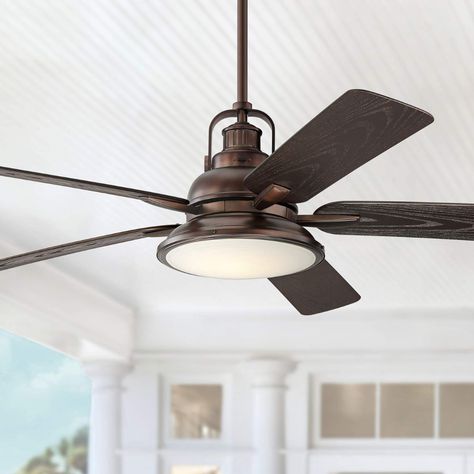 Ceiling Fan Ideas, Ceiling Fan Makeover, Fan Ideas, Ceiling Fans Without Lights, Farmhouse Ceiling Fan, Bronze Ceiling Fan, Best Ceiling Fans, Ceiling Fan Design, Outdoor Fan