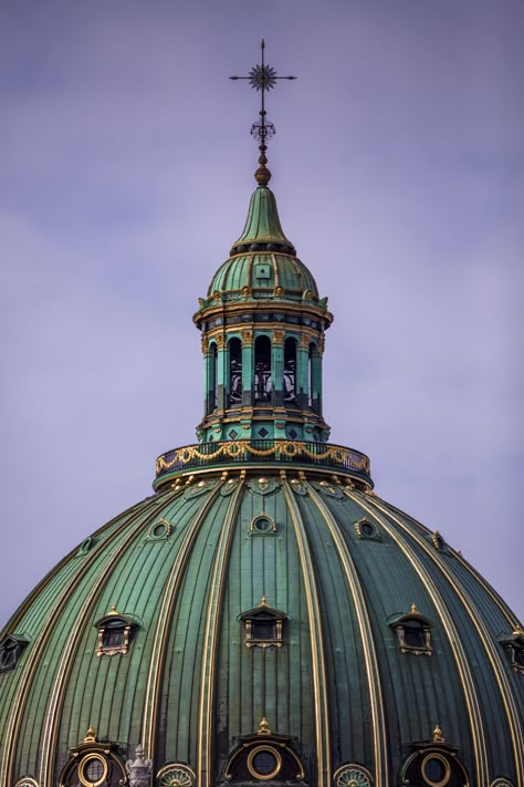 Copenhagen-Cathedral-Dome-Mabry-Campbell Copenhagen Cathedral, Copenhagen Photography, Denmark Architecture, Architecture Antique, Dome Building, Arte Doodle, Cathedral Architecture, Architecture Wallpaper, Architecture Landmark