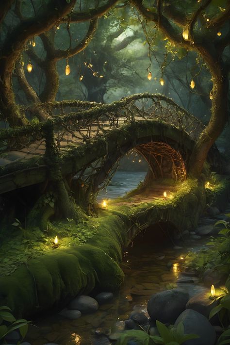 An enchanted forest.. Ai genereted  by DasAbra Mystical Fairy Forest, Enchanted Woods Aesthetic, Forest Fae Aesthetic, Enchanted Forest Concept Art, Crystal Forest Art, Forest Elves Aesthetic, Fairy Woods Mystical Forest, Fairytale Forest Aesthetic, Nature Fantasy Aesthetic