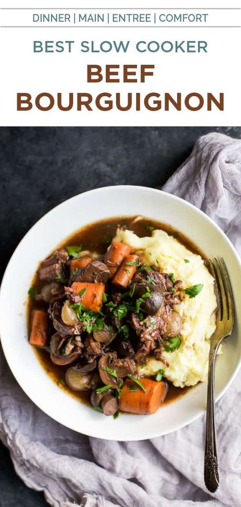 Beef Burgionion Slow Cooker, Easy Beef Bourguignon Slow Cooker, Slow Cooker Boeuf Bourguignon, Joanna Gaines Slow Cooker Beef Tips, Beef Burgandy Recipe Crockpot, Beef Bourginon Recipe Slow Cooker, Slow Cooker Beef Bourguignon Recipe, Crockpot Beef Bourguignon Slow Cooker, Crock Pot Beef Bourguignon