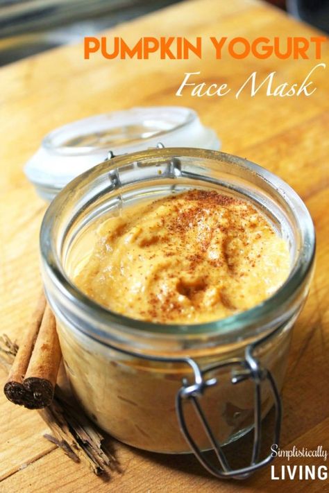 Apple Cider Vinegar Face Mask, Yogurt Face Mask, Pumpkin Yogurt, Pumpkin Face Mask, Chocolate Face Mask, Sugar Scrub For Face, Natural Face Moisturizer, Turmeric Face Mask, Honey Face Mask