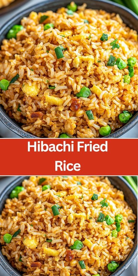 Looking for a quick and delicious meal? This hibachi fried rice recipe is perfect for busy weeknights. Made with simple ingredients like eggs, garlic, and soy sauce, this flavorful dish uses leftover rice for easy prep. Customize with your favorite proteins or veggies for a satisfying one-pan dinner that the whole family will love. Ready in just 20 minutes, it’s a must-try for any rice lover. Easy To Make Dinners For Two, Best Stir Fry Rice, Meal Prep For The Week With Rice, Beat Fried Rice Recipe, Recipe For Dinner Easy, How To Make Hibachi Fried Rice, Fried Rice With Instant Rice, One Pan Fried Rice, Bacon And Egg Fried Rice Recipe