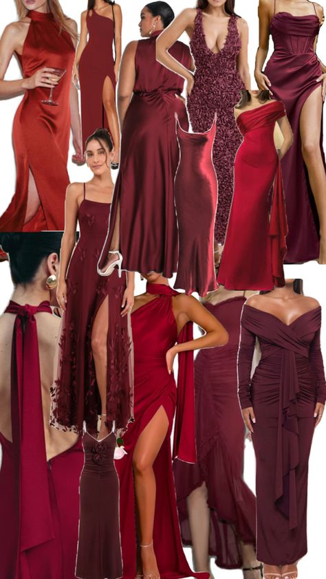 red rose romantic long dress wedding bridesmaid sexy wine Wine Color Palette, Wine Red Bridesmaid Dresses, Wine Color Bridesmaid Dress, Bridesmaid Dresses Color Palette, Long Dress Wedding, Wine Bridesmaid Dresses, Rose Romantic, Red Bridesmaid Dresses, Guest Attire