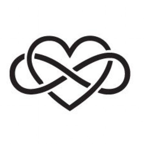 Celtic Infinity Heart Tattoo, Infinity Symbol With Heart, Infinity And Heart Tattoo Design, Heart Infinity Symbol Tattoo, Heart With Infinity, Heart Symbol Tattoo, Heart And Infinity Tattoo, Heart Infinity Tattoo, Forever In My Heart Tattoo