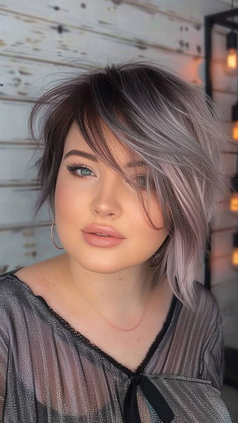 Dye Ideas For Short Hair, Unique Hair Dye Ideas, Unique Hair Dye, Asymmetrical Haircut, Ideas For Short Hair, Hair Dye Ideas, Edgy Short Hair, Funky Hairstyles, Hair 2024