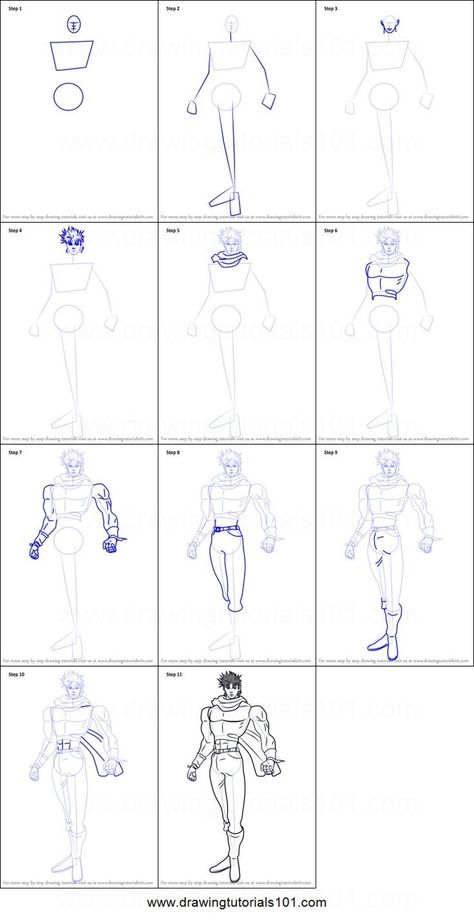 Jojo Drawing Tutorial, How To Draw Jojo Style, How To Draw Poses Step By Step, Jojo Style Drawing, Drawing Face Tutorial, Jojo Bizarro, Jjba Fanart, Jojo Stands, Face Tutorial