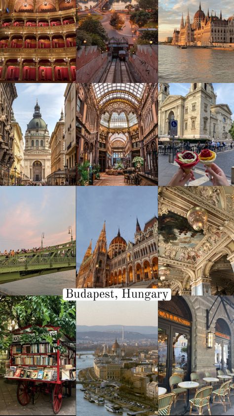 Hungary Aesthetic, Budapest Aesthetic, College Abroad, Photo Book Ideas, Travel Scrapbook Pages, Budapest Travel, Travel Inspiration Destinations, Fun Wallpaper, Holiday Places