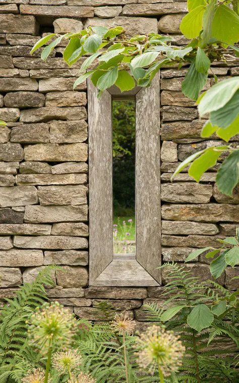 The Old Rectory - Dig Delve – An online magazine about gardens, landscape, growing & making. Dig Delve – An online magazine about gardens, landscape, growing & making. Old Stone Wall Garden, Stone Walled Garden, Stone Wall Ideas Outdoor, Dry Stone Wall Garden, Outdoor Garden Wall Ideas, Georgian Rectory, Stone Wall Garden, Stone Garden Wall, Cotswold Garden