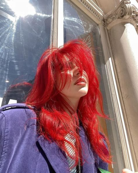 Red Hair Inspo, Dyed Red Hair, Bright Red Hair, Manic Panic, Extensions Hair, Hair Color And Cut, Hair Red, Dye My Hair, Hair Dye Colors