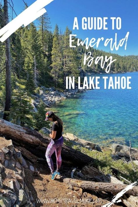 Emerald Bay in Lake Tahoe Guide Lake Tahoe Itinerary, Emerald Bay Lake Tahoe, Lake Tahoe Winter, Tahoe Winter, 3 Day Weekend, Tahoe Trip, Lake Tahoe Vacation, Cascade Falls, Emerald Bay