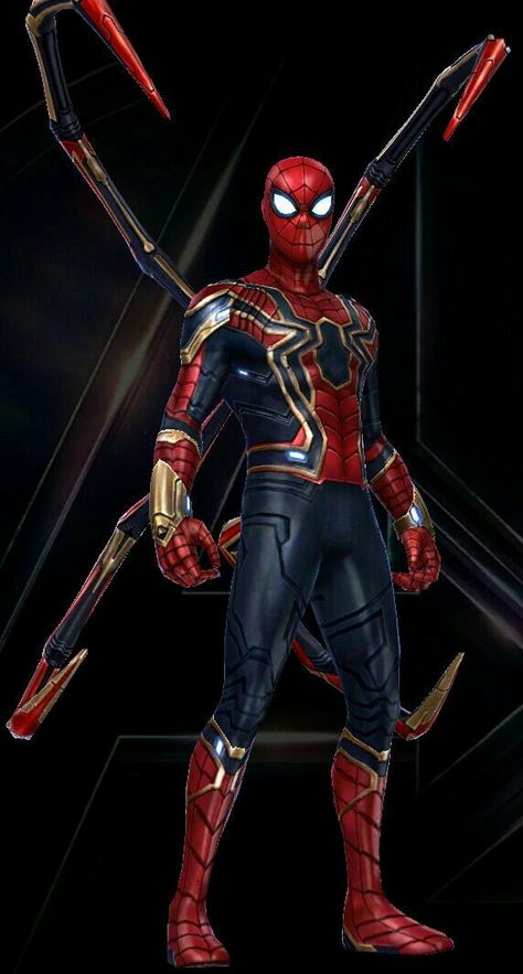 Iron Spider Suit, Image Spiderman, Spiderman Suits, Ultimate Spider Man, Spiderman Costume, Iron Spider, Spiderman Artwork, Marvel Superhero Posters, Spiderman Pictures