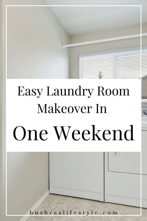 Budget Laundry Room Makeover, Diy Laundry Room Makeover, Rangement Art, Laundry Room Paint Color, Laundry Room Paint, Laundry Room Update, Laundry Room Colors, Laundry Makeover, Laundry Room Hacks