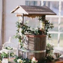 Rustic Wishing Well Wedding Forest Garden Wedding, Wishing Well Ideas, Diy Wishing Wells, Wishing Well Wedding, Well Ideas, Wedding Post Box, Wedding Wishing, Wishing Wells, Wedding Extras