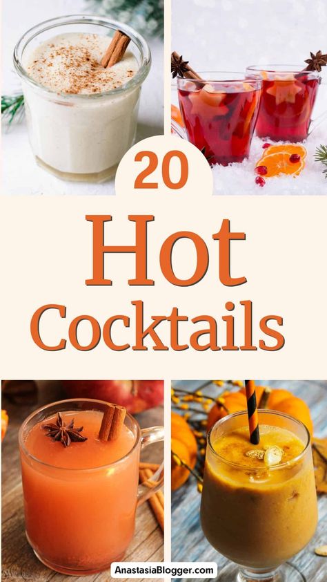 Warm Alcoholic Drinks for Cold Weather Hot Spiked Drinks Winter Cocktails, Slow Cooker Alcoholic Drinks, Warm Mixed Drinks Alcoholic, Cold Weather Drinks Alcohol, Hot Drinks For Winter Non Alcoholic, Hot Fireball Drinks, Crockpot Alcoholic Drinks Holidays, Non Alcoholic Hot Drinks, Cold Weather Alcoholic Drinks