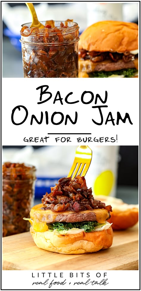 Balsamic Onion Jam Recipe, Balsamic Onion Jam, Bacon Onion Jam Recipe, Jam With Pectin, Homemade Jam Recipes, Onion Jam Recipe, Bacon Onion Jam, Mulberry Jam, Water Bath Canning Recipes